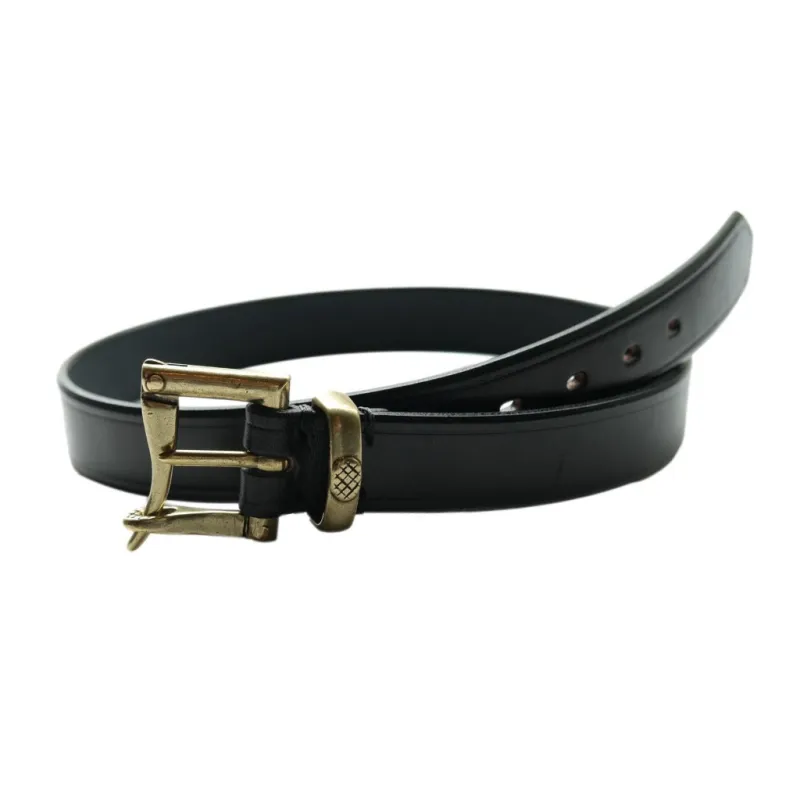 Inception Saddle Leather Fireman Belt (Black) made by INCEPTION