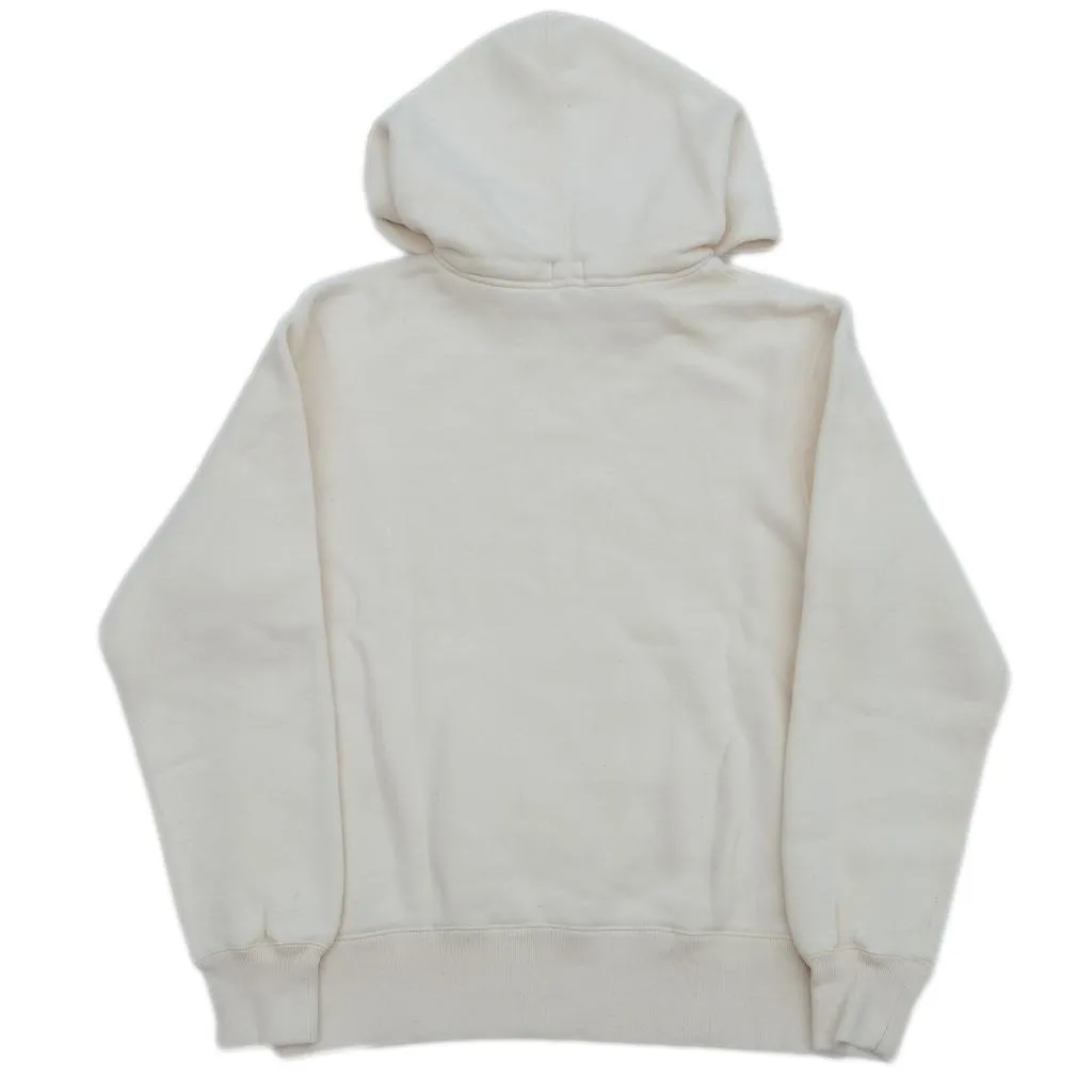 Loop & Weft Super Fluffy Knit After Hood Sweatshirt (Antique Ivory) sold by Okayama Denim product image thumbnail 2
