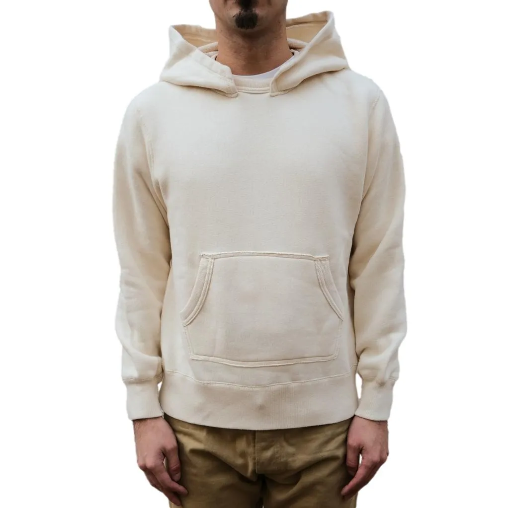 Loop & Weft Super Fluffy Knit After Hood Sweatshirt (Antique Ivory) sold by Okayama Denim product image thumbnail 3