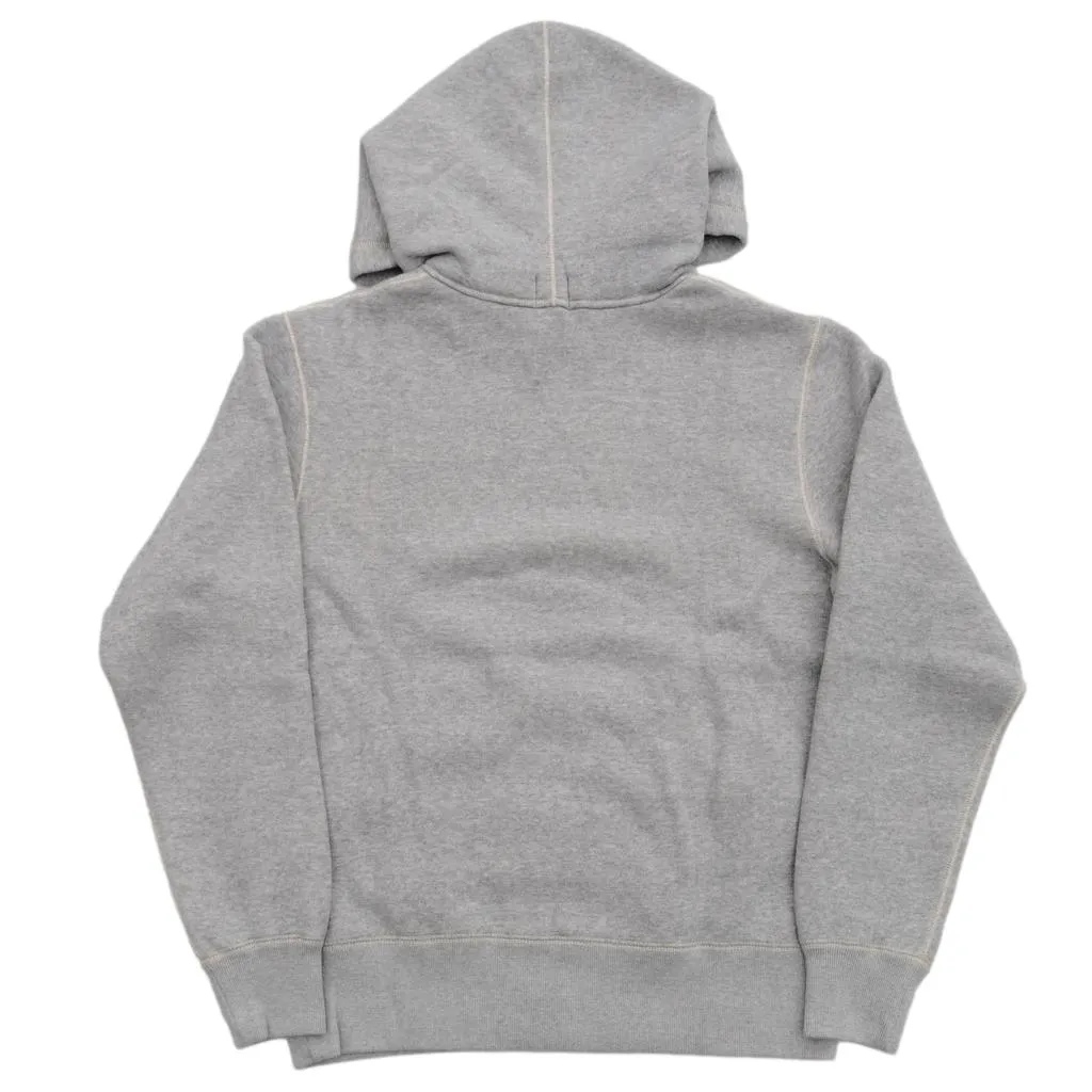Loop & Weft Super Fluffy Knit After Hood Sweatshirt (Gray) sold by Okayama Denim product image thumbnail 2