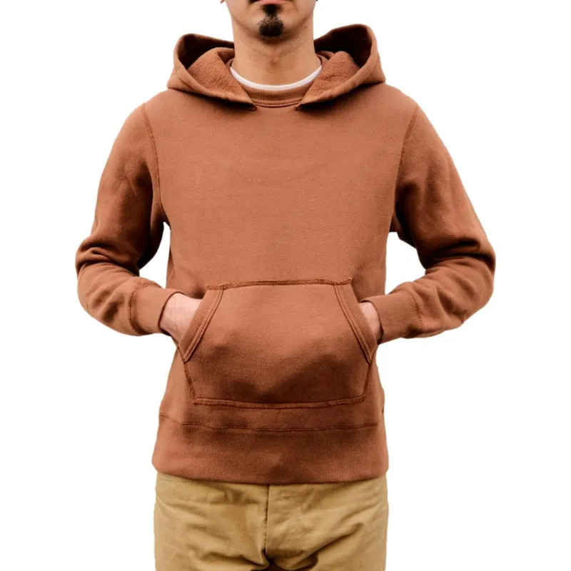 Loop & Weft Super Fluffy Knit After Hood Sweatshirt (Brown) made by Loop & Weft