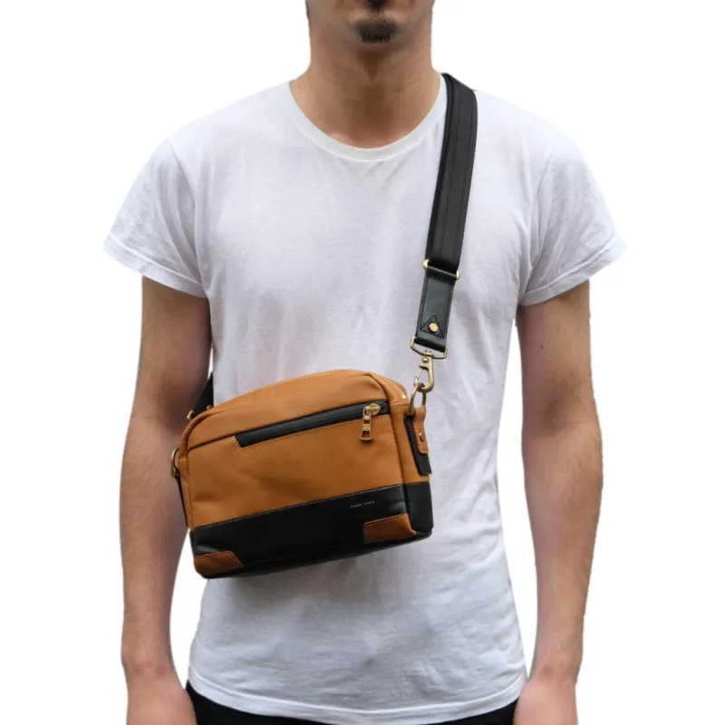 Master-piece "Gloss" Shoulder Bag (Camel) made by master-piece
