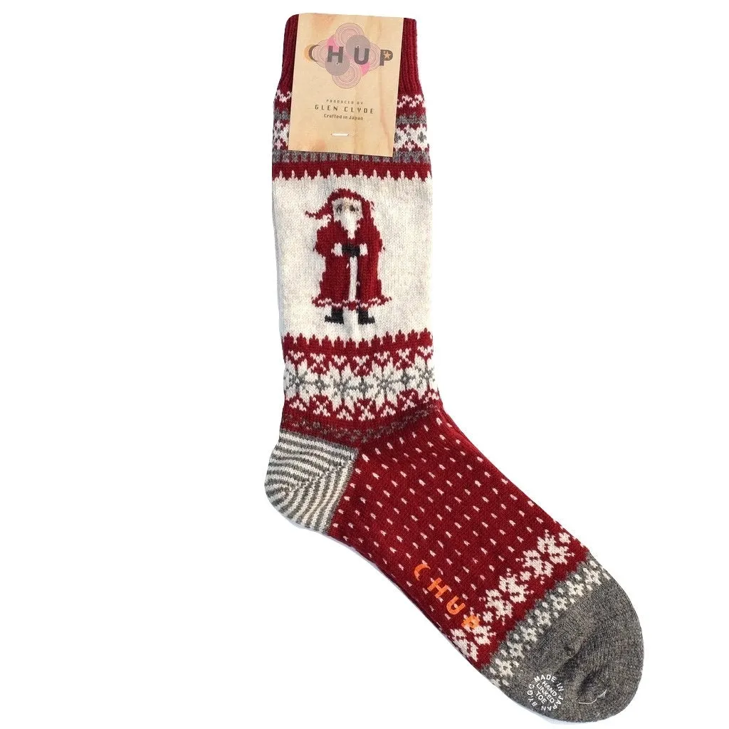 Chup Socks Santa (Red) sold by Okayama Denim