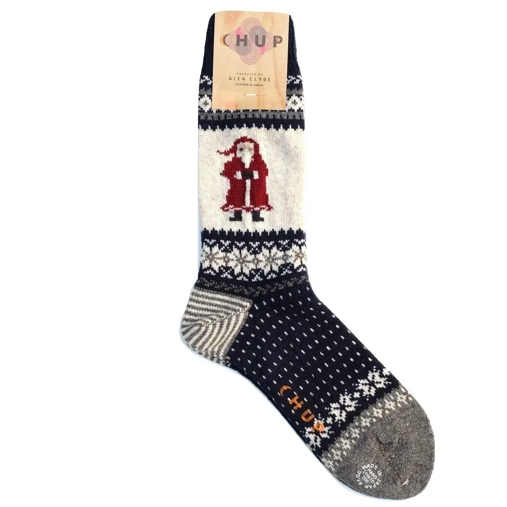 Chup Socks Santa (Blue) sold by Okayama Denim