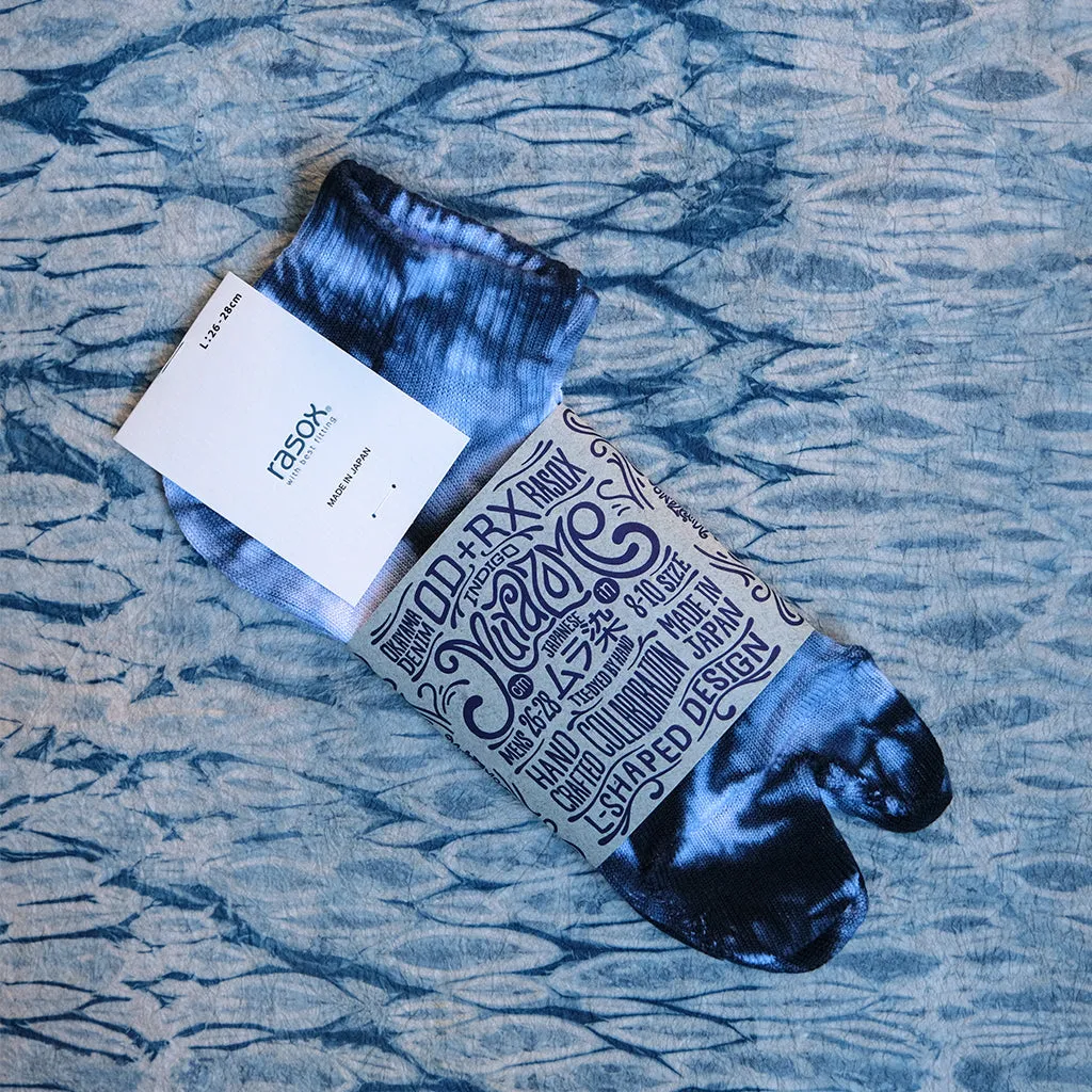 OD+RX Indigo "Murazome" Tabi Socks sold by Okayama Denim product image thumbnail 2