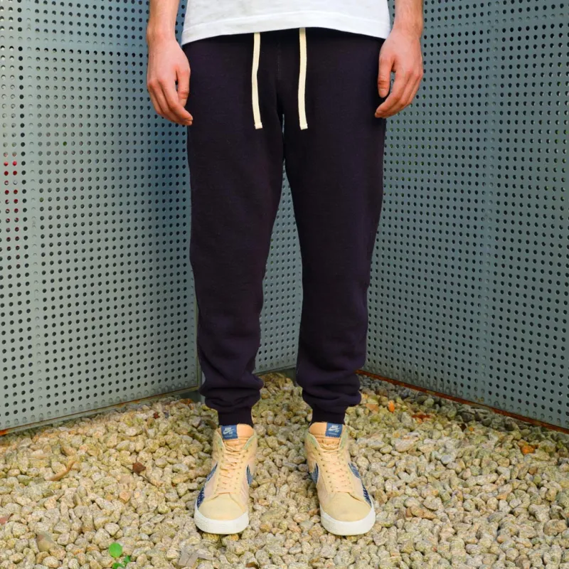 Fullcount Zimbabwean "Mother Cotton" Sweatpants (Navy) made by Full Count