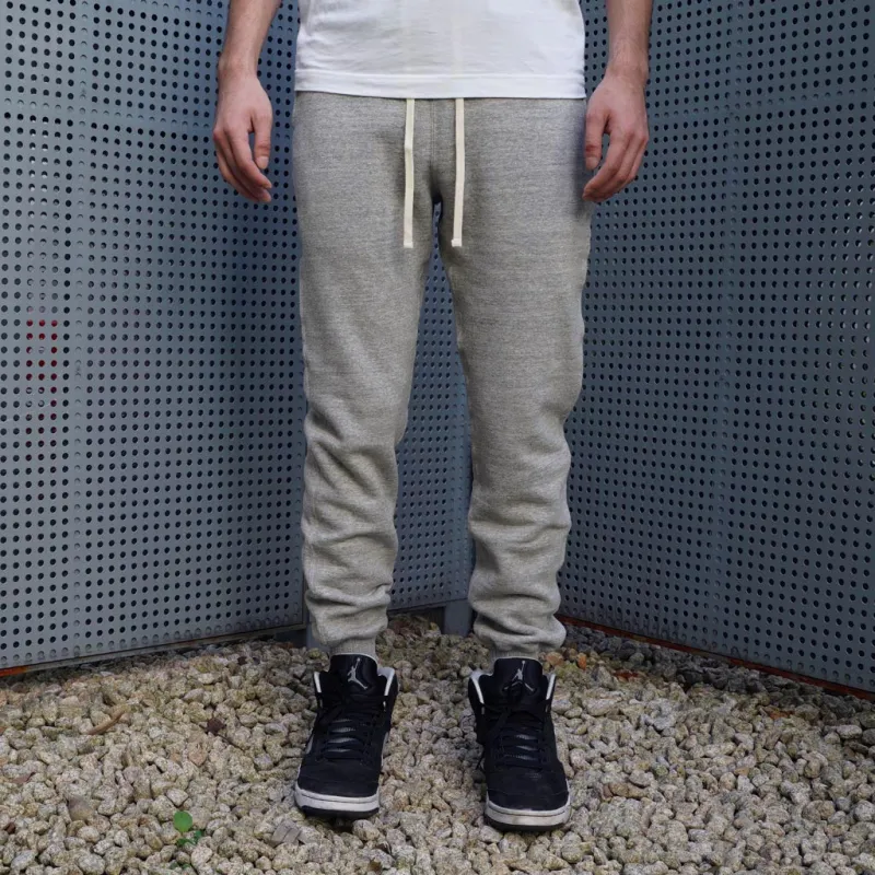 Fullcount Zimbabwean "Mother Cotton" Sweatpants (Heather Gray) made by Full Count