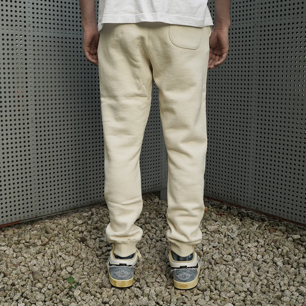 Fullcount Zimbabwean "Mother Cotton" Sweatpants (Ecru) sold by Okayama Denim product image thumbnail 3