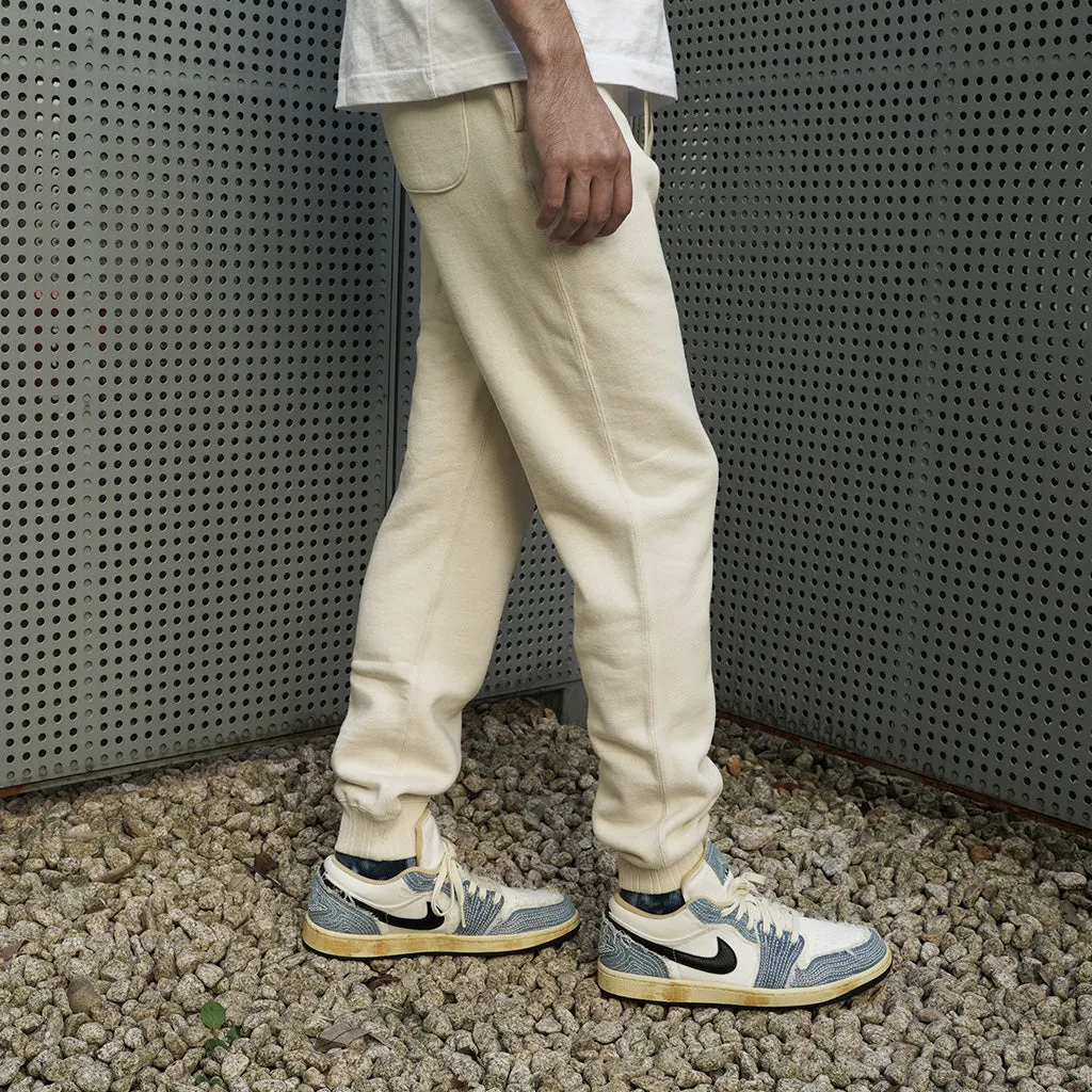 Fullcount Zimbabwean "Mother Cotton" Sweatpants (Ecru) sold by Okayama Denim product image thumbnail 4