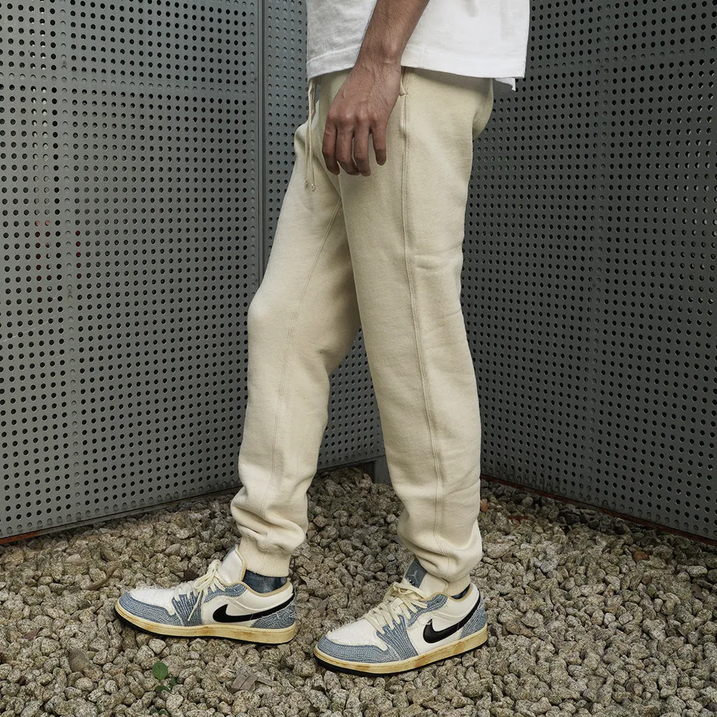 Fullcount Zimbabwean "Mother Cotton" Sweatpants (Ecru) sold by Okayama Denim product image thumbnail 2