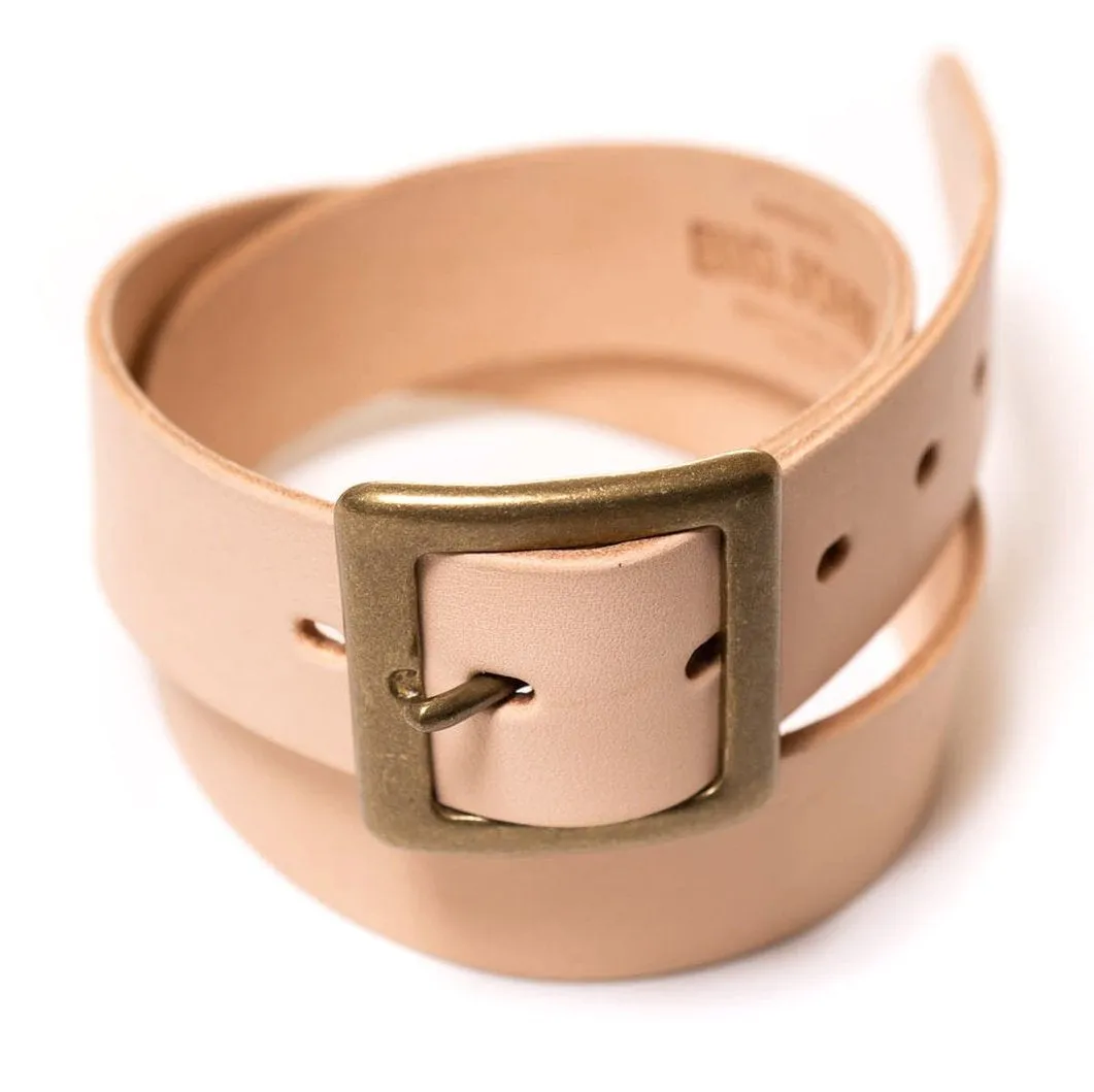 Big John 4mm Himeji Leather Belt sold by Okayama Denim product image thumbnail 3