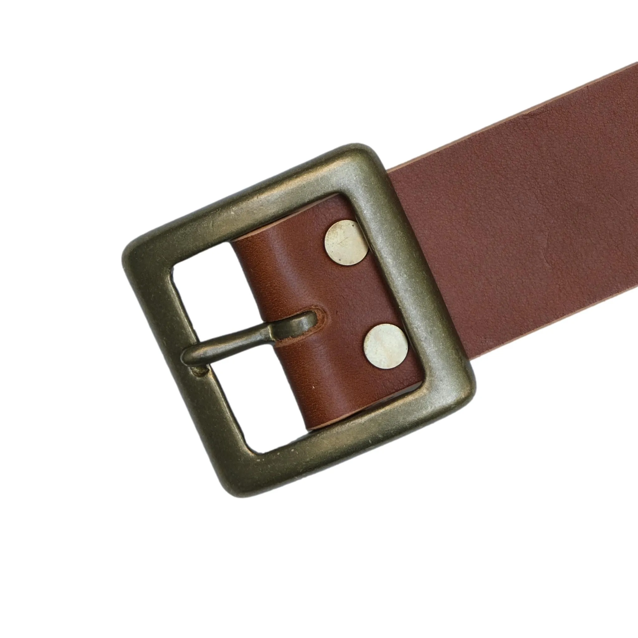 Big John 4mm Himeji Leather Belt sold by Okayama Denim product image thumbnail 4