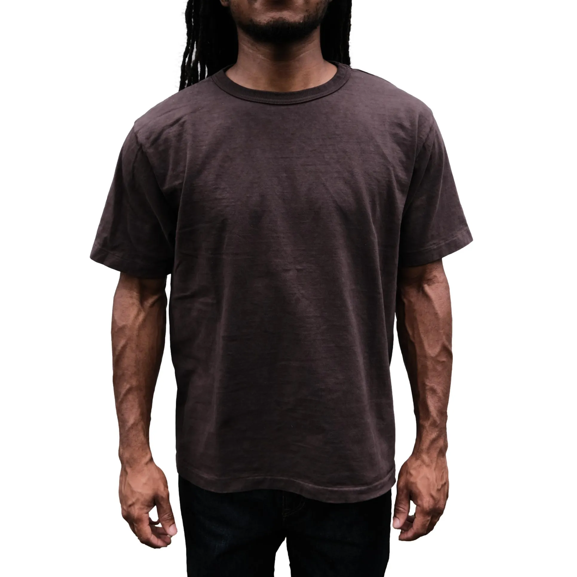 Studio D'Artisan "Ishikawadai" Tee (Charcoal Black) sold by Okayama Denim