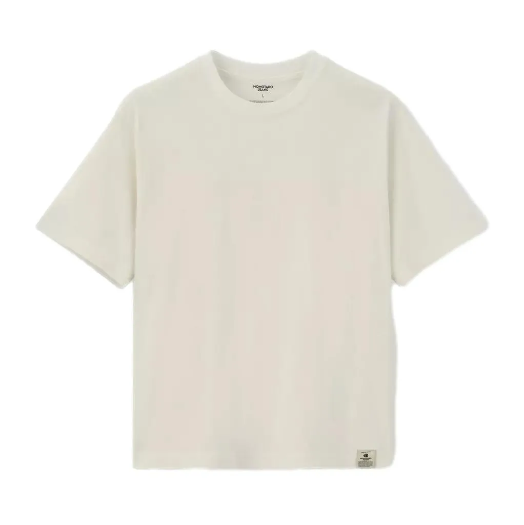 Momotaro Suvin Gold S/S Tee (White) sold by Okayama Denim product image thumbnail 3
