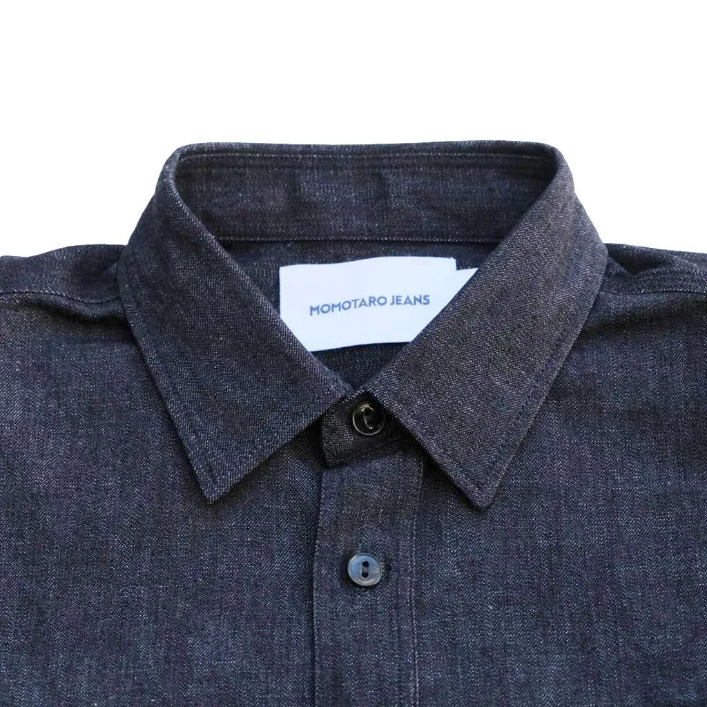 Momotaro 8oz. Selvedge Denim Work Shirt sold by Okayama Denim product image thumbnail 3