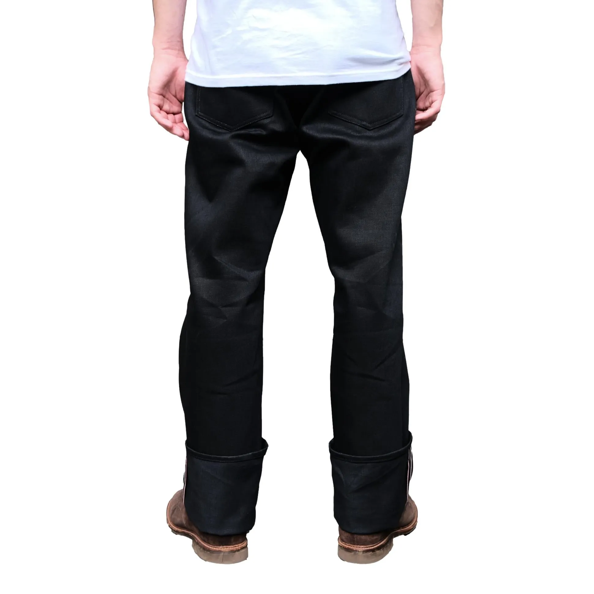 Momotaro "Standard" Black Selvedge Jeans (Wide Straight) sold by Okayama Denim product image thumbnail 3