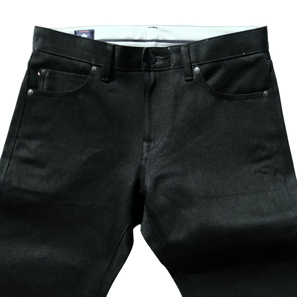 Momotaro "Standard" Black Selvedge Jeans (Wide Straight) sold by Okayama Denim product image thumbnail 5