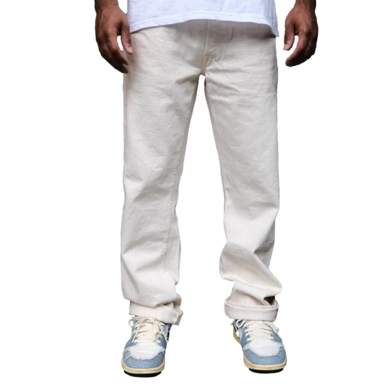 Fullcount 1101EC Ecru Selvedge Jeans (Middle Straight) made by Full Count