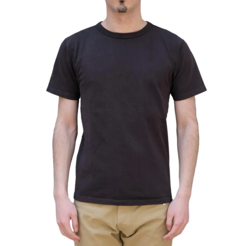 Studio D'Artisan 9913 Loopwheel Tee (Charcoal Black) made by Studio D'Artisan