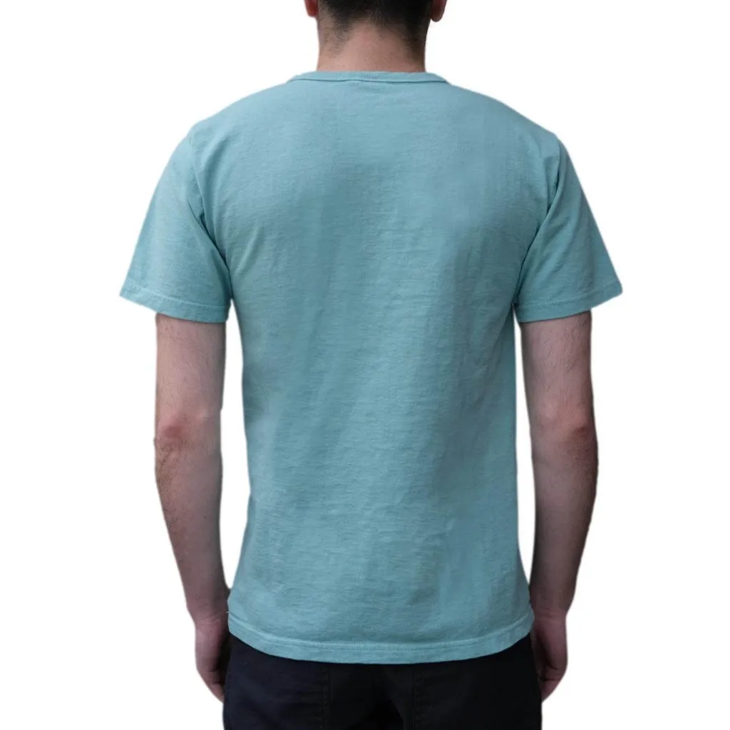 Studio D'Artisan 9913 Loopwheel Tee (Emerald) sold by Okayama Denim product image thumbnail 2
