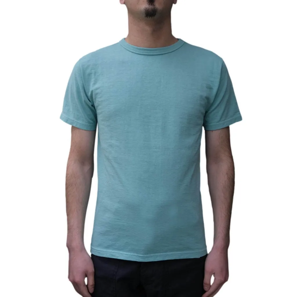 Studio D'Artisan 9913 Loopwheel Tee (Emerald) sold by Okayama Denim