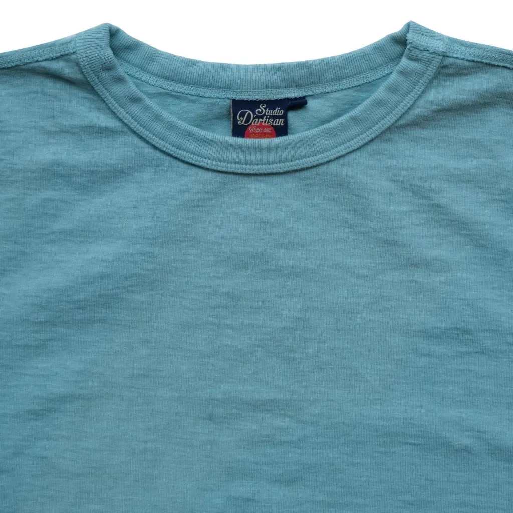 Studio D'Artisan 9913 Loopwheel Tee (Emerald) sold by Okayama Denim product image thumbnail 5
