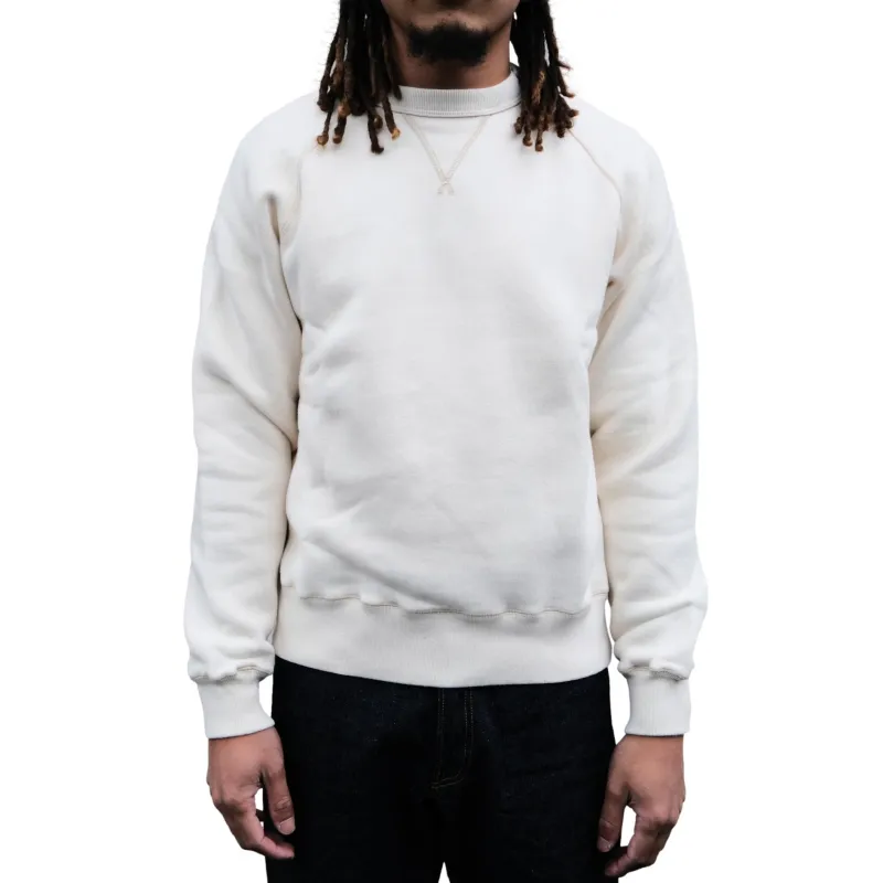 Loop & Weft Super Fluffy Knit Crewneck Sweatshirt (Ivory) made by Loop & Weft