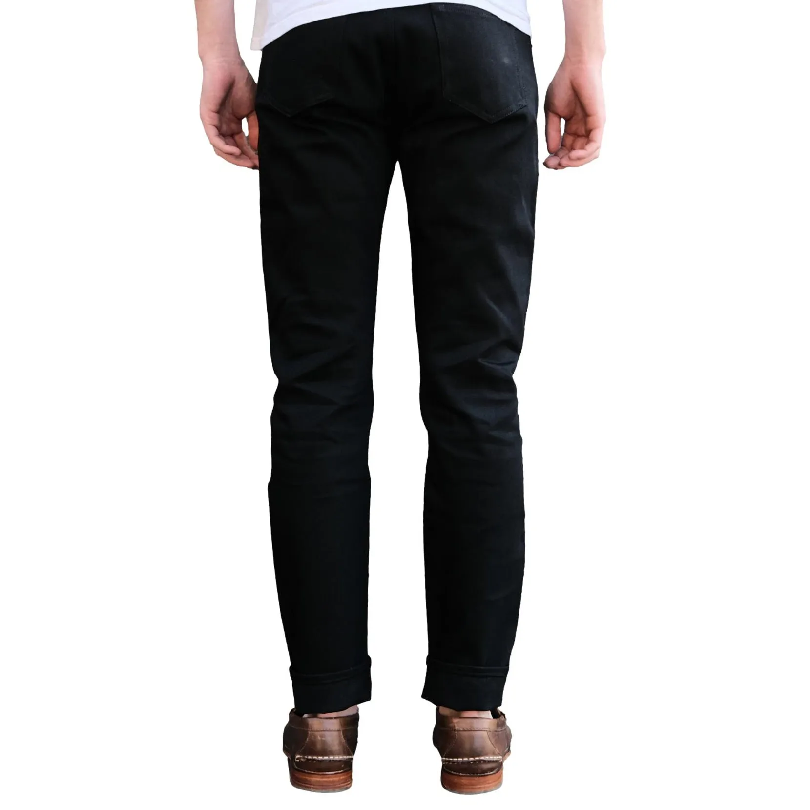 Momotaro "Standard" Black Selvedge Jeans (Slim Tapered) sold by Okayama Denim product image thumbnail 3