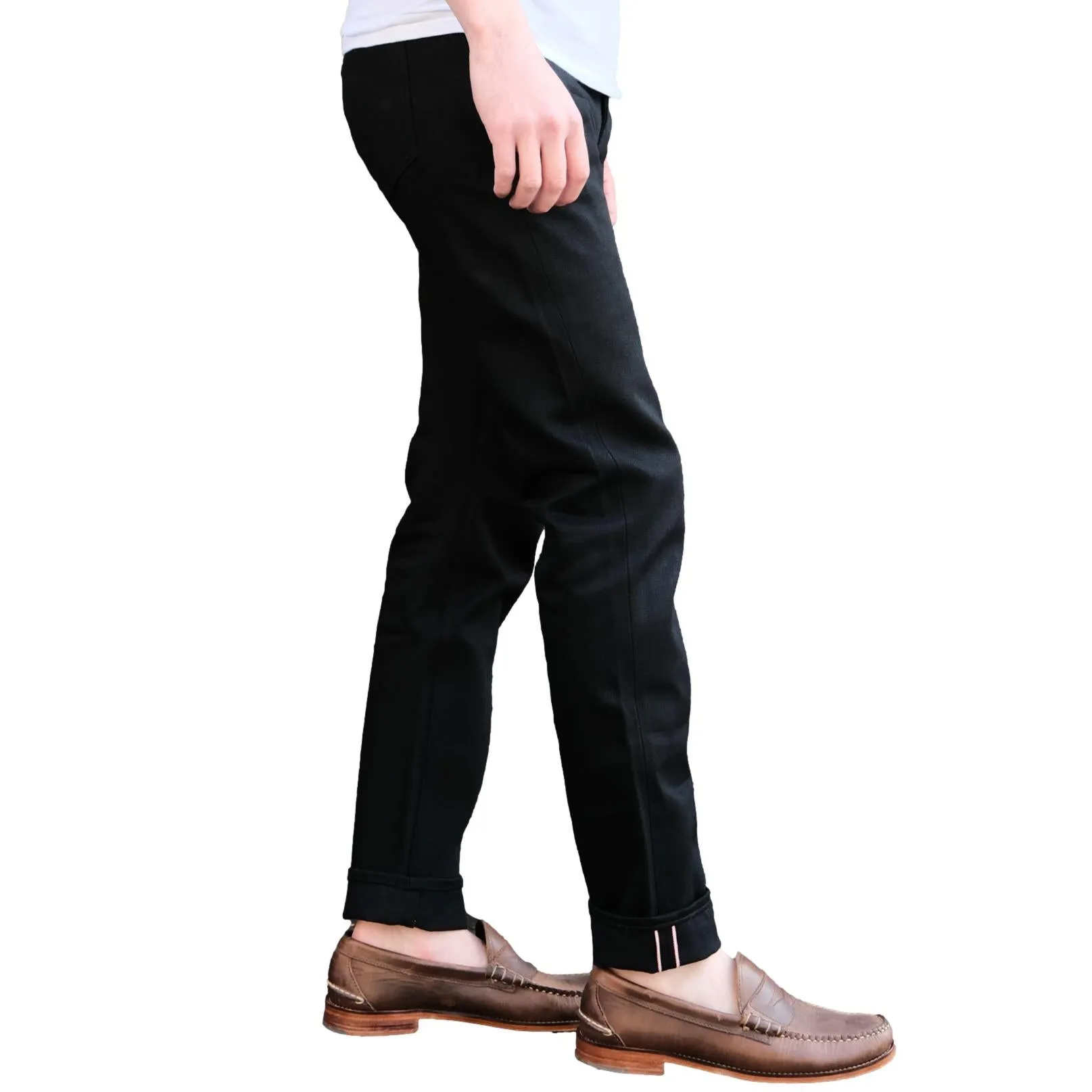 Momotaro "Standard" Black Selvedge Jeans (Slim Tapered) sold by Okayama Denim product image thumbnail 4