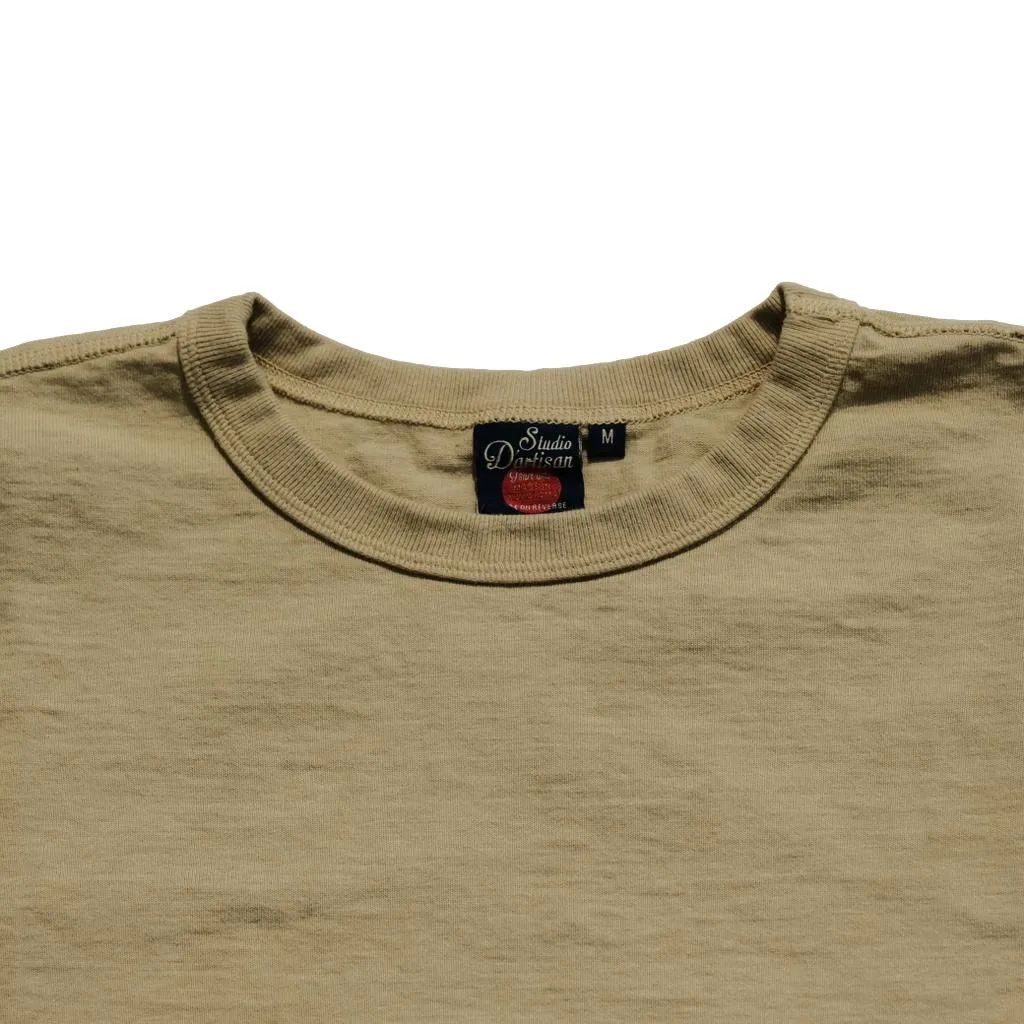 Studio D'Artisan 9913 Loopwheel Tee (Green) sold by Okayama Denim product image thumbnail 3