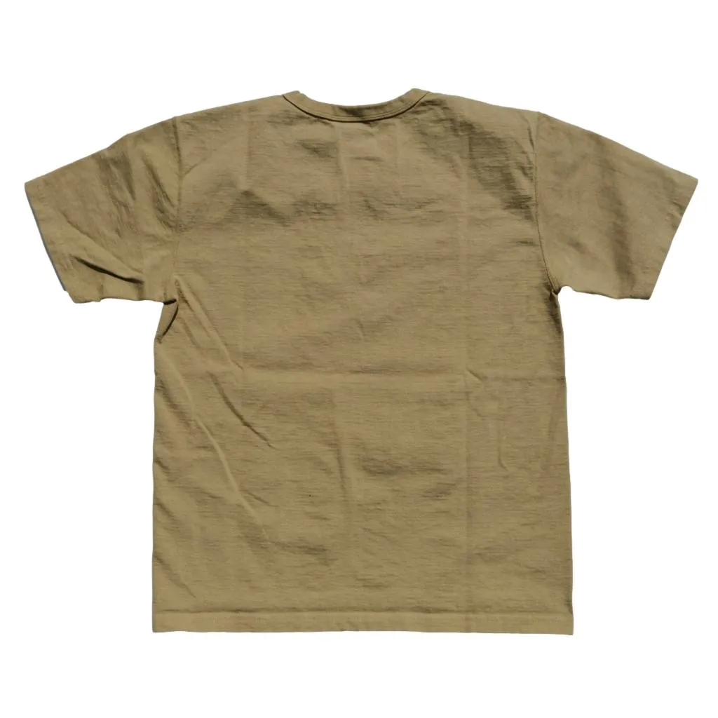 Studio D'Artisan 9913 Loopwheel Tee (Green) sold by Okayama Denim product image thumbnail 2
