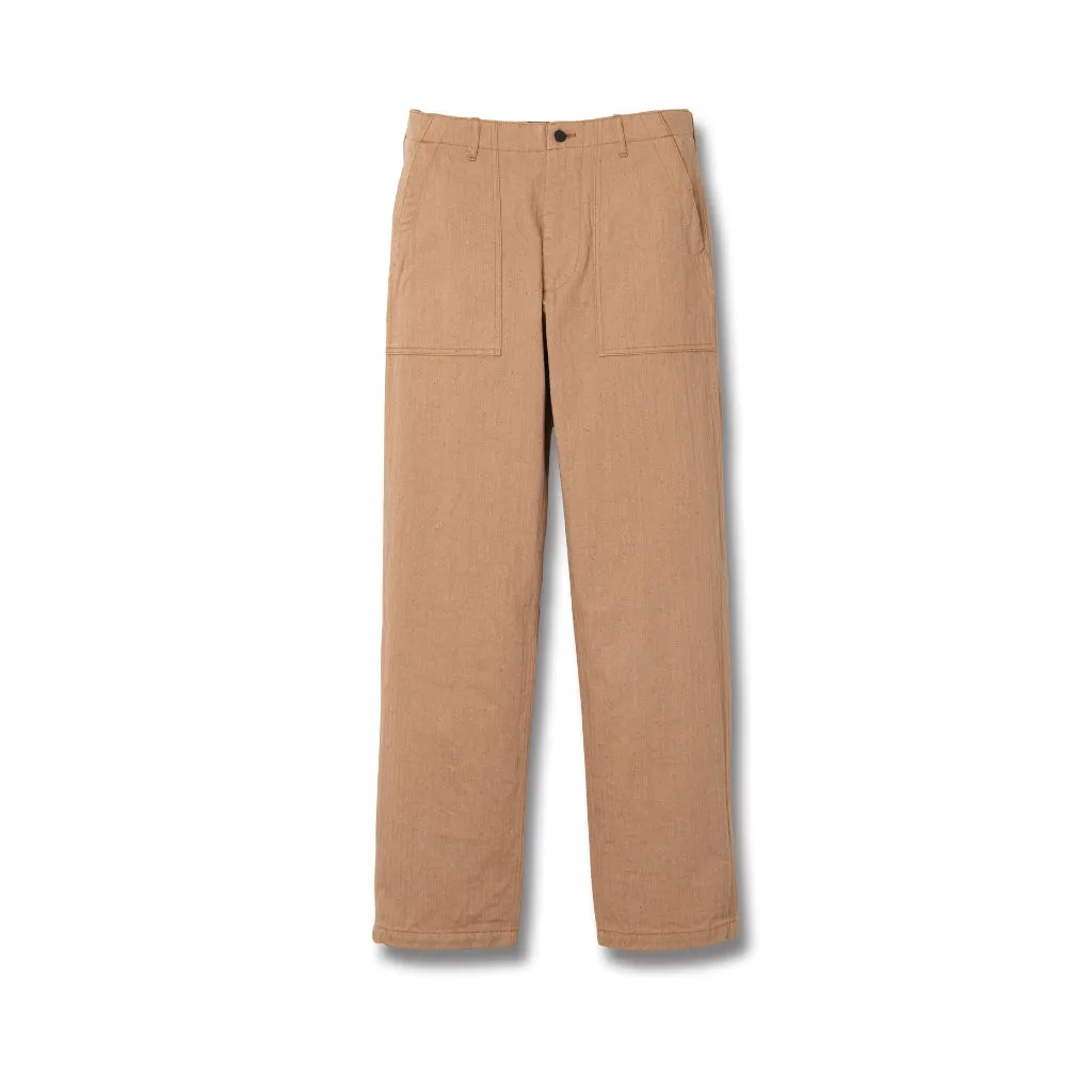 Studio D'Artisan "Fox Cotton" Herringbone Baker Pants sold by Okayama Denim product image thumbnail 5
