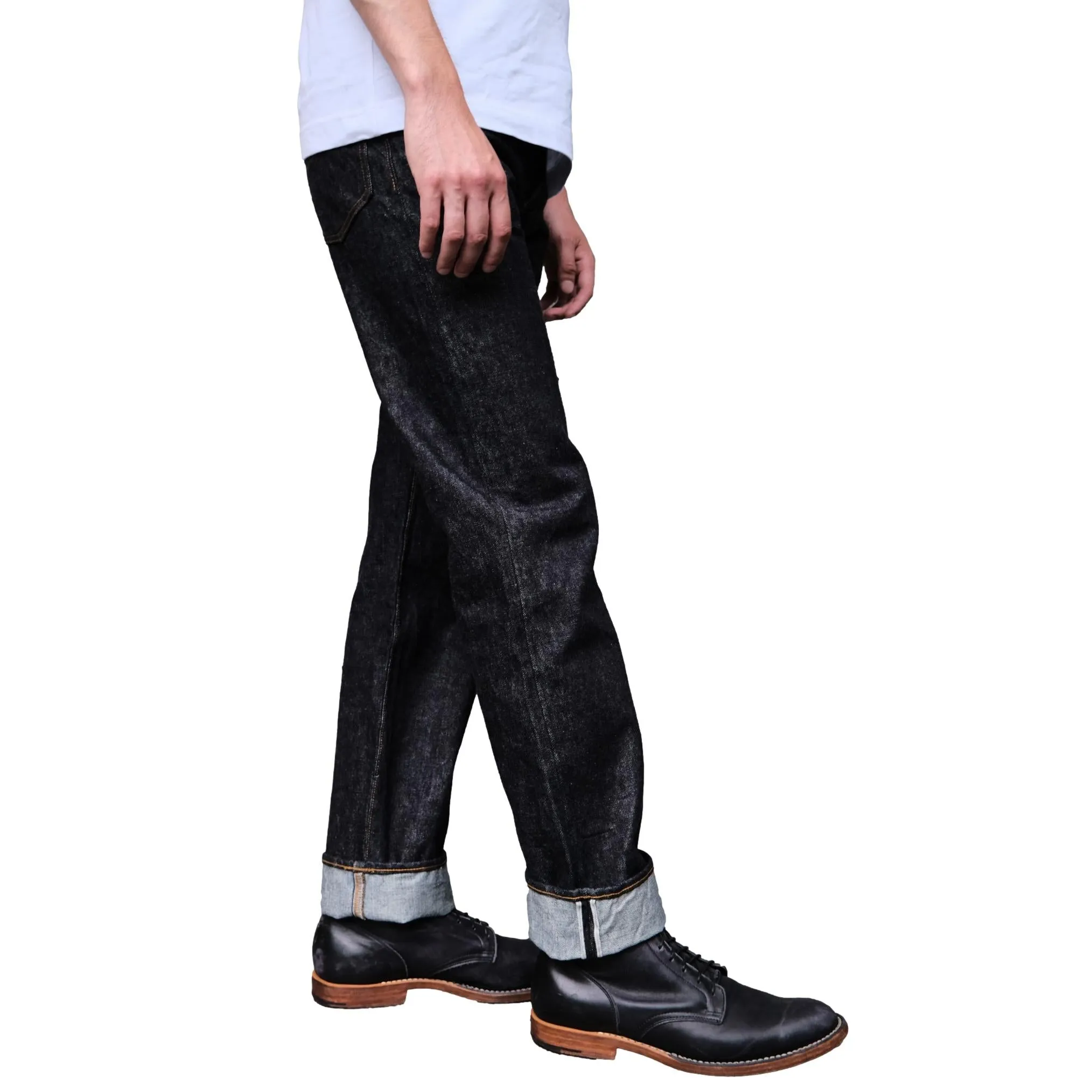 Big John 14oz. "Ishikawadai Suvin Gold" Selvedge Jeans (Regular Straight) sold by Okayama Denim product image thumbnail 4
