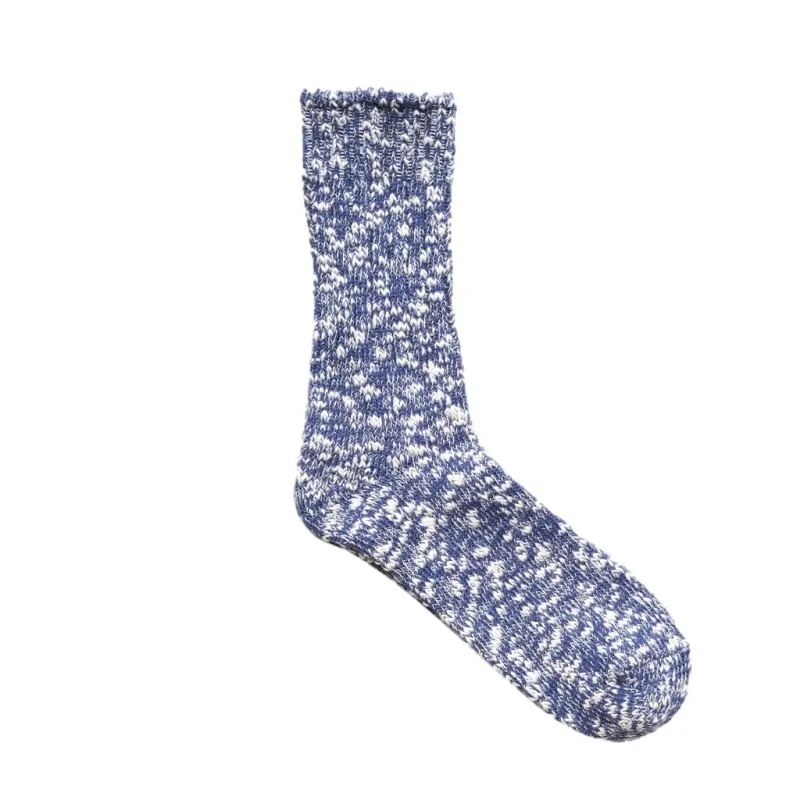 Fullcount Knitted Mix Socks (Blue) made by Full Count
