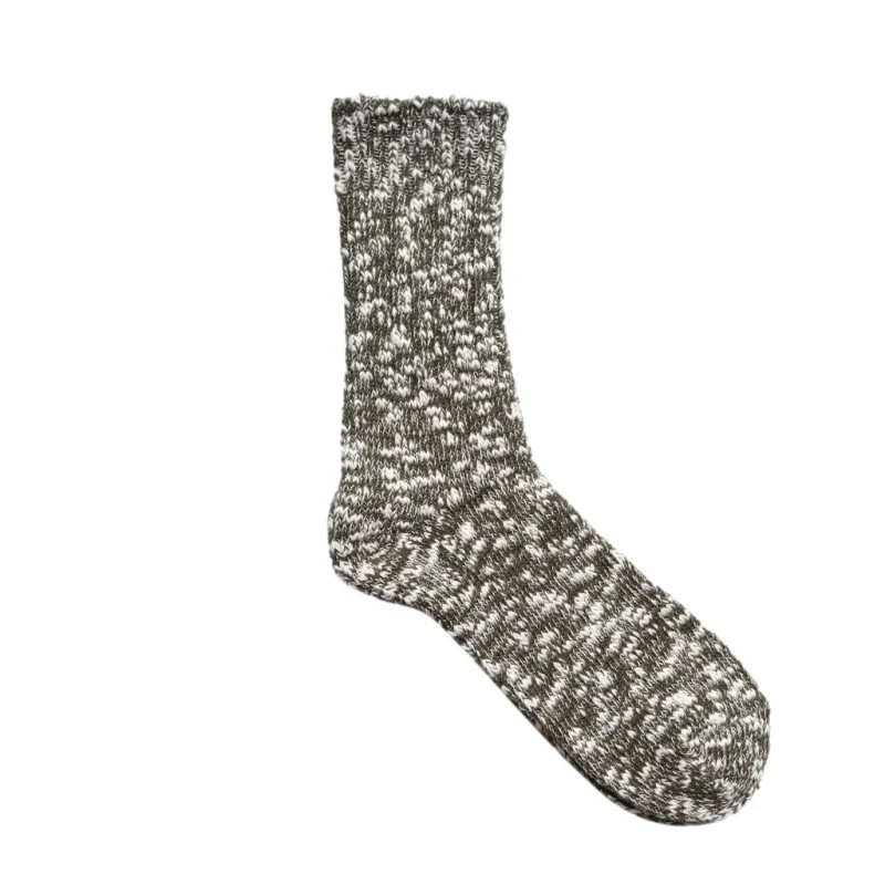 Fullcount Knitted Mix Socks (Green) made by Full Count