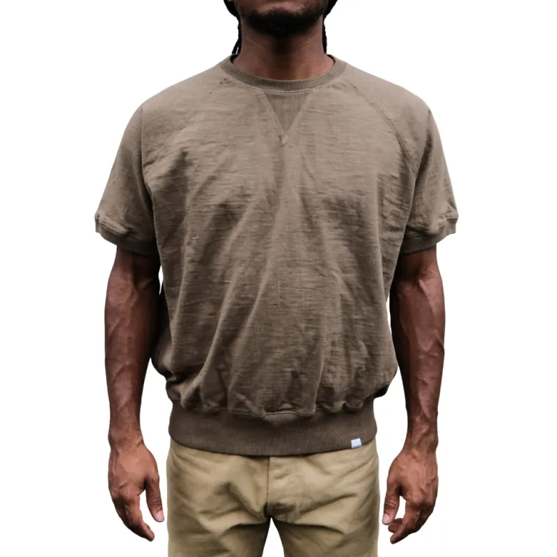 Omoto Denim Heavy Gauge Nep Tee (Olive) made by OMOTO DENIM