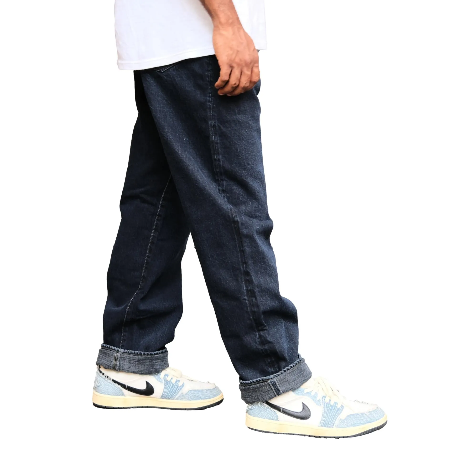 Omoto Denim 0815BCH 13.5oz. Sumi Overdyed Selvedge Jeans (Loose Straight) sold by Okayama Denim product image thumbnail 4