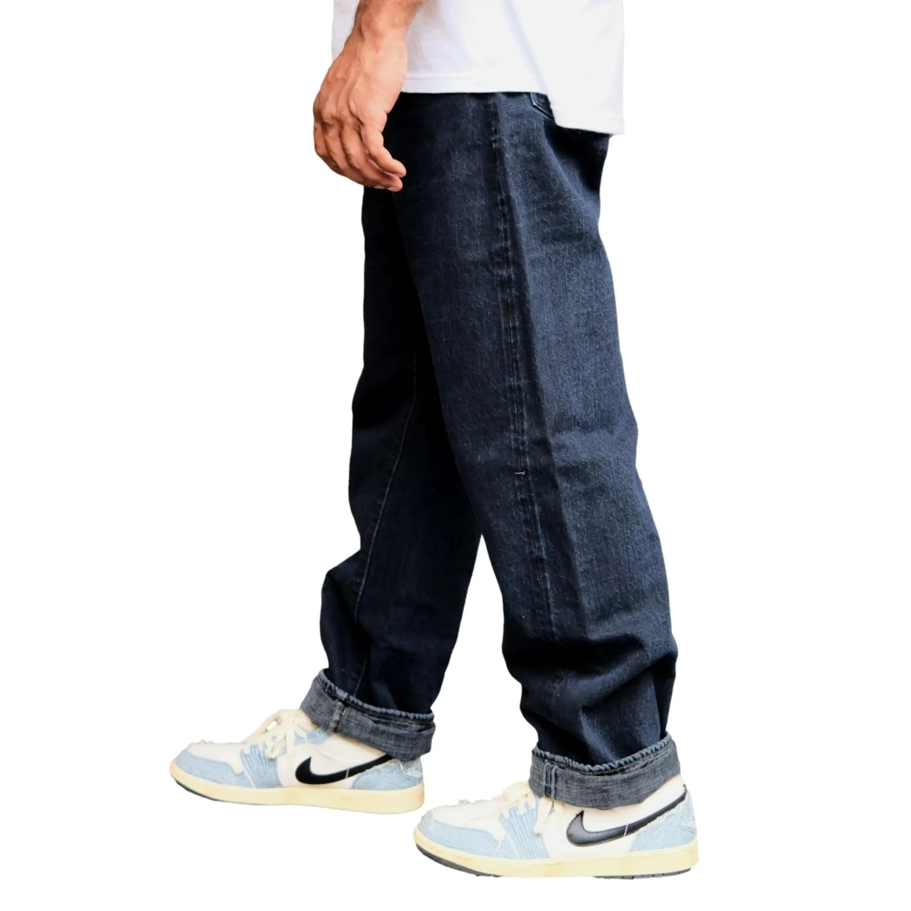 Omoto Denim 0815BCH 13.5oz. Sumi Overdyed Selvedge Jeans (Loose Straight) sold by Okayama Denim product image thumbnail 2