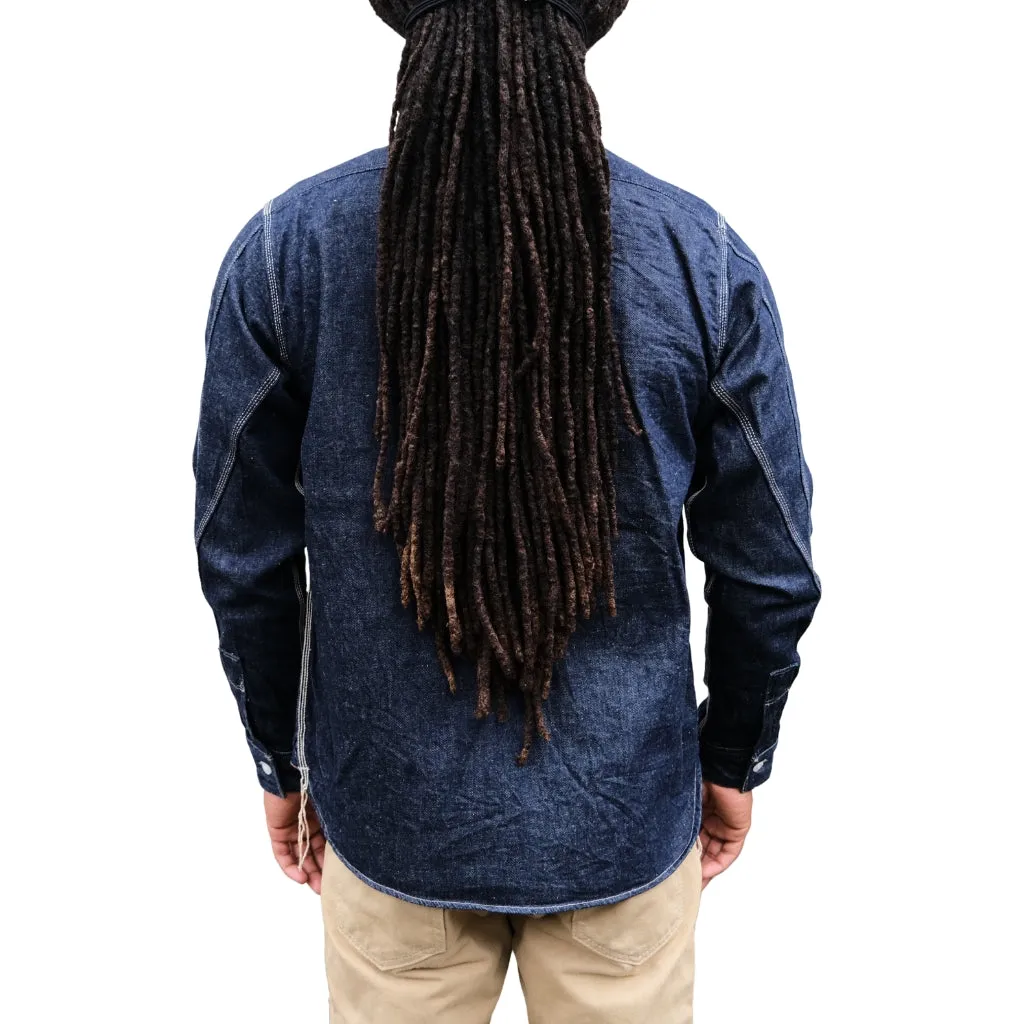 Samurai Jeans SJWS-SC02 10oz. Selvedge Denim Work Shirt sold by Okayama Denim product image thumbnail 2
