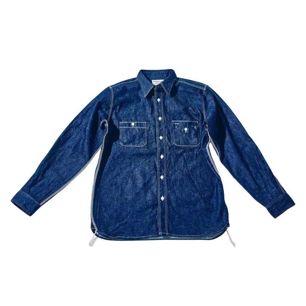 Samurai Jeans SJWS-SC02 10oz. Selvedge Denim Work Shirt sold by Okayama Denim product image thumbnail 3