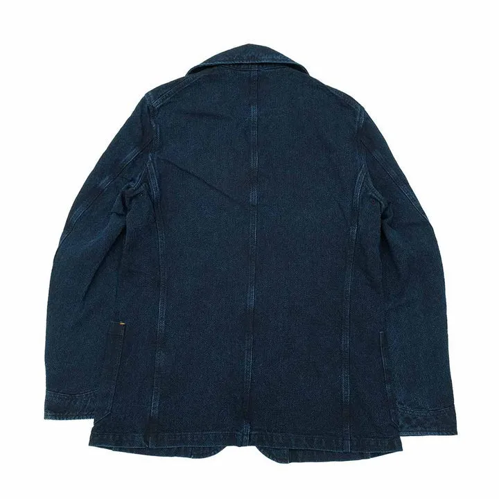 Soundman "Birmingham" Indigo Sashiko Ironworks Jacket sold by Okayama Denim product image thumbnail 5