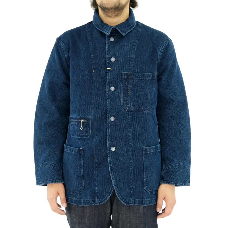 Soundman "Birmingham" Indigo Sashiko Ironworks Jacket made by Soundman