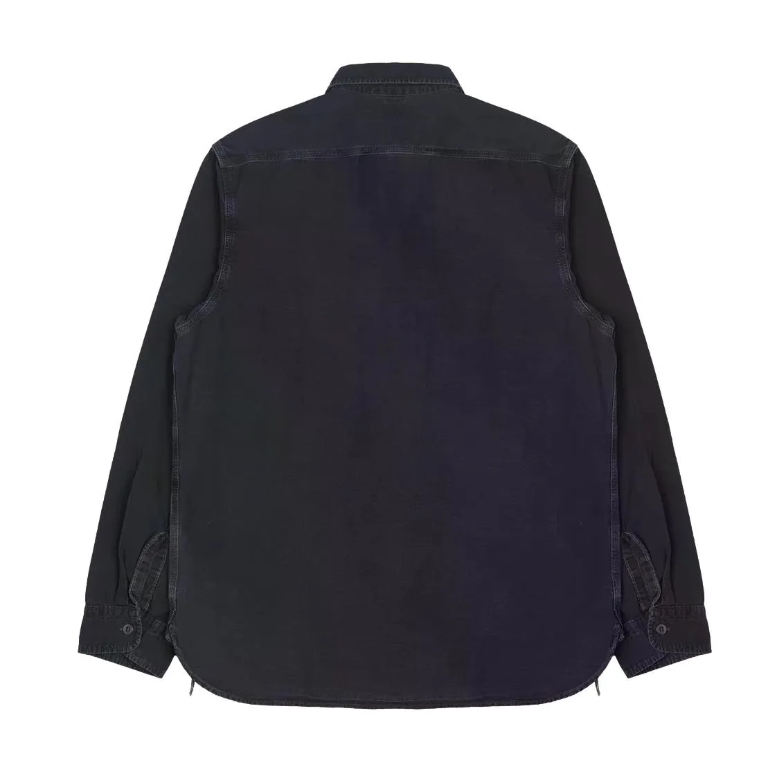 Omoto Denim Sumi Overdyed Indigo Selvedge Work Shirt sold by Okayama Denim product image thumbnail 4