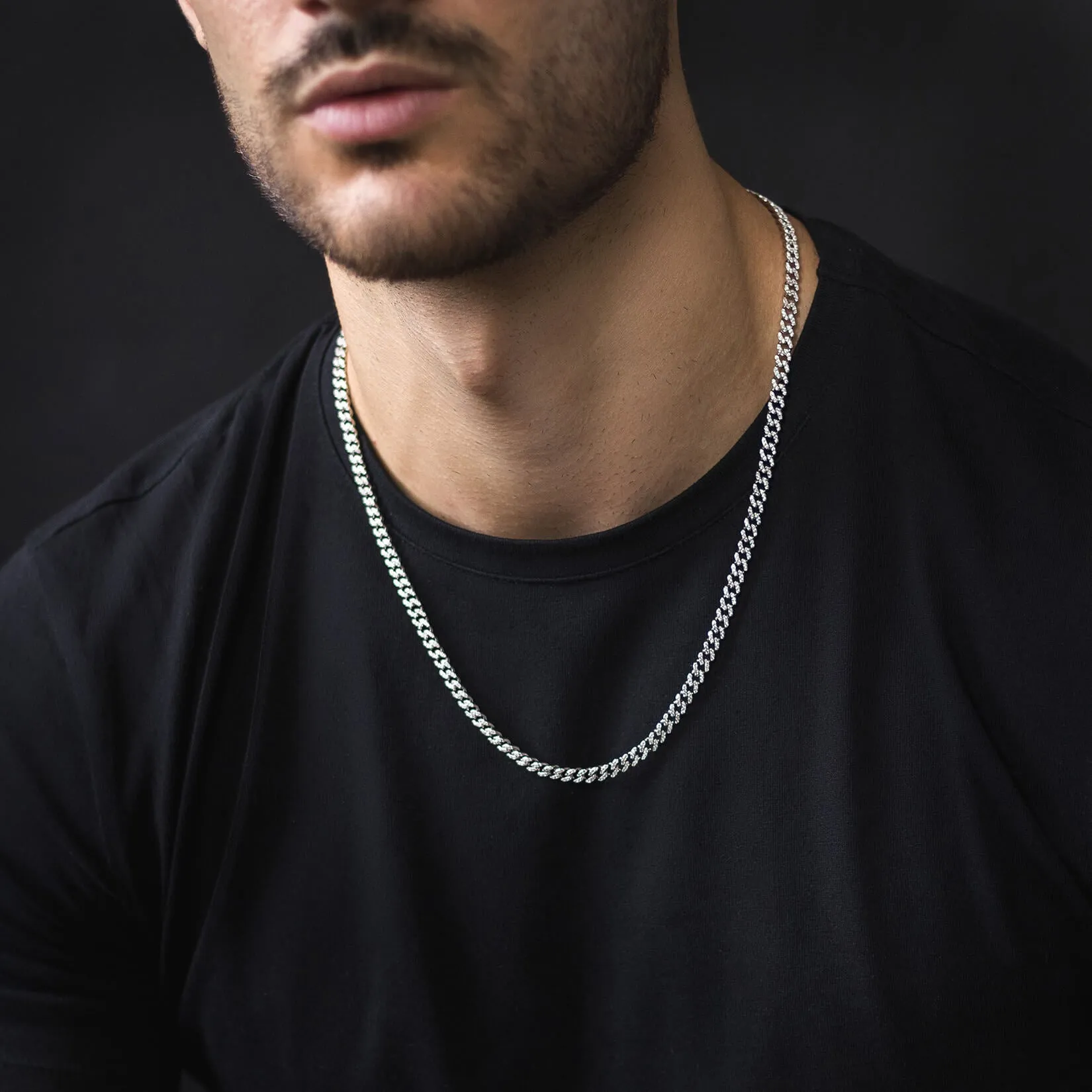 The Iced Cuban Necklace - Silver sold by Ralph Christian product image thumbnail 2