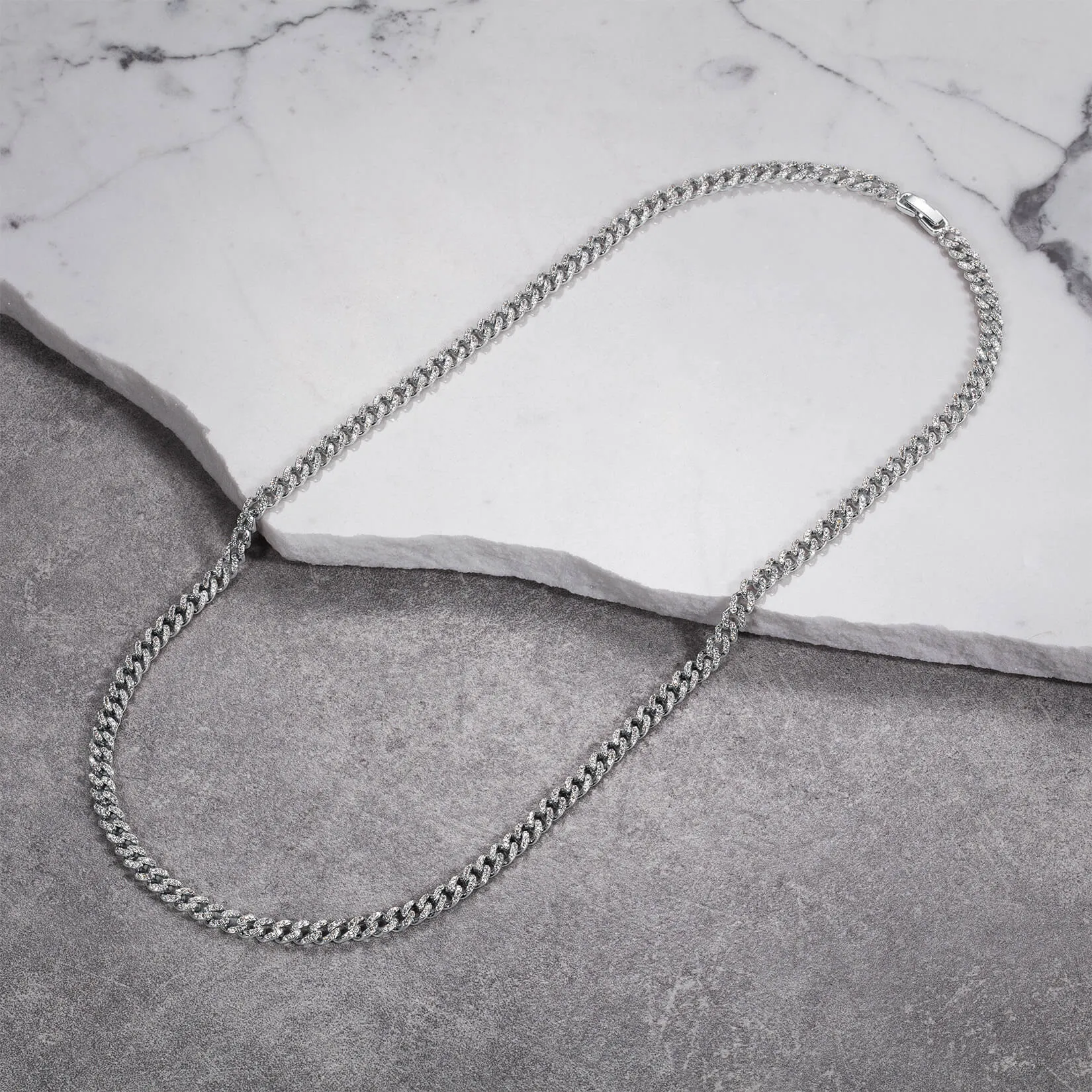 The Iced Cuban Necklace - Silver sold by Ralph Christian product image thumbnail 5