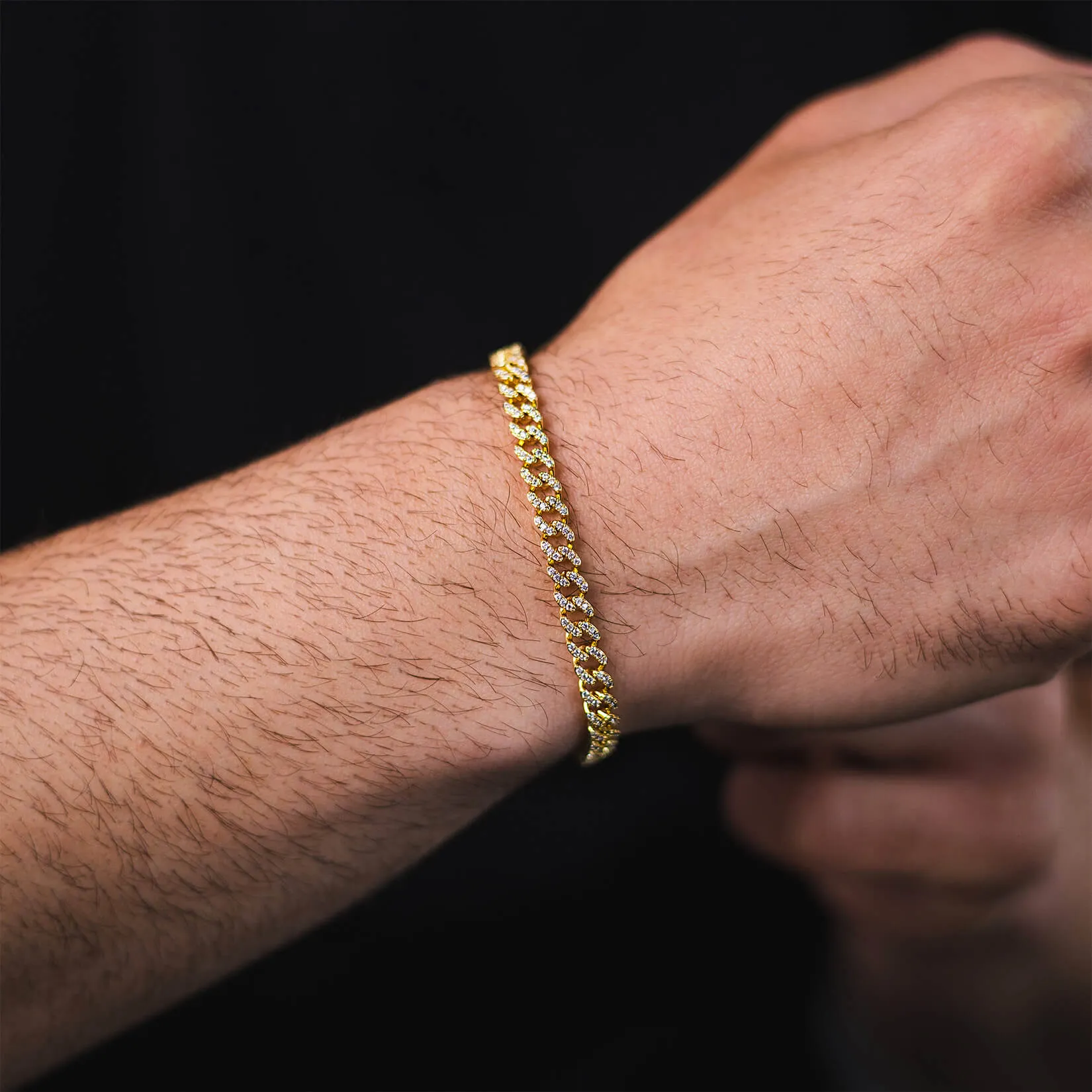 The Iced Cuban Bracelet - Gold sold by Ralph Christian product image thumbnail 3