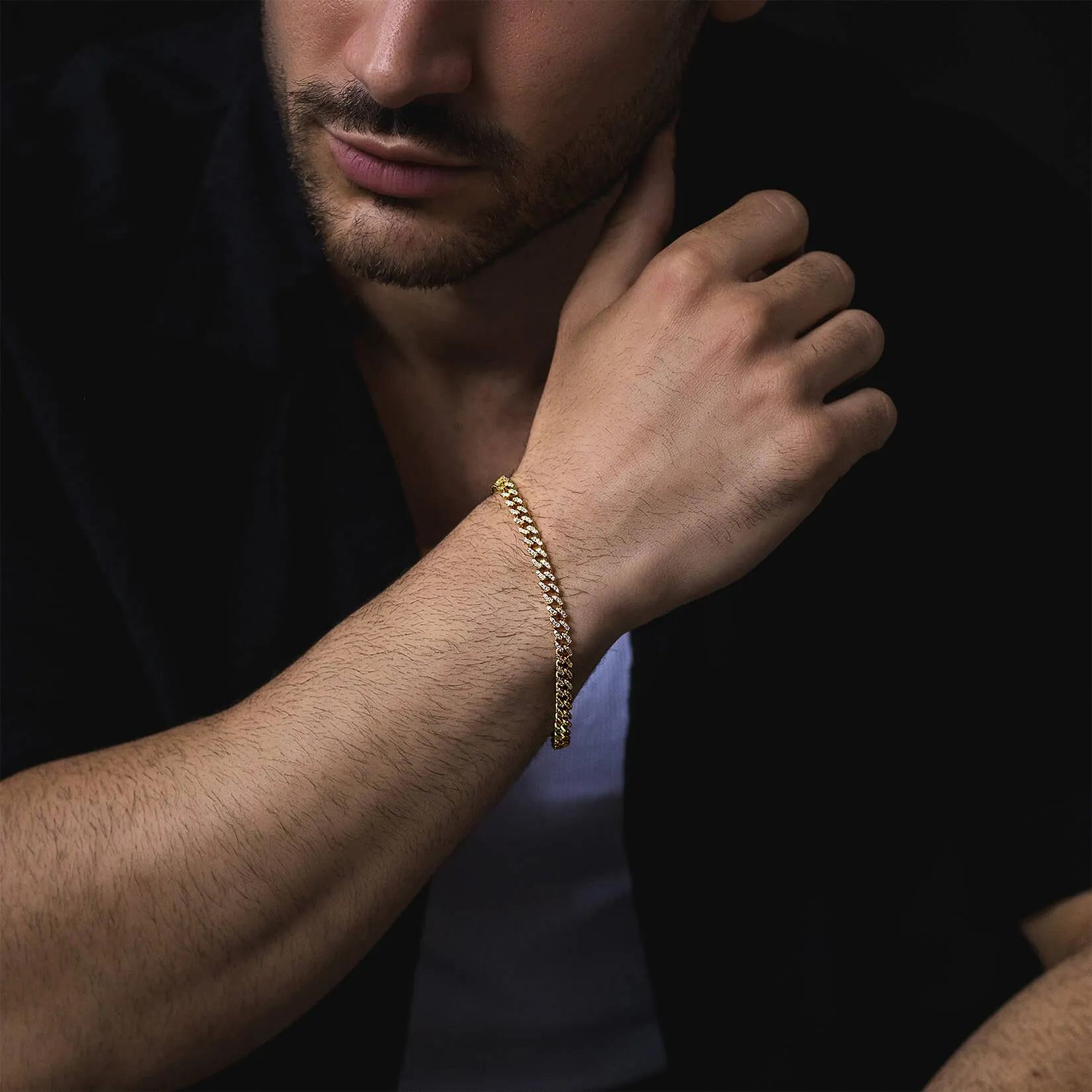 The Iced Cuban Bracelet - Gold sold by Ralph Christian product image thumbnail 2