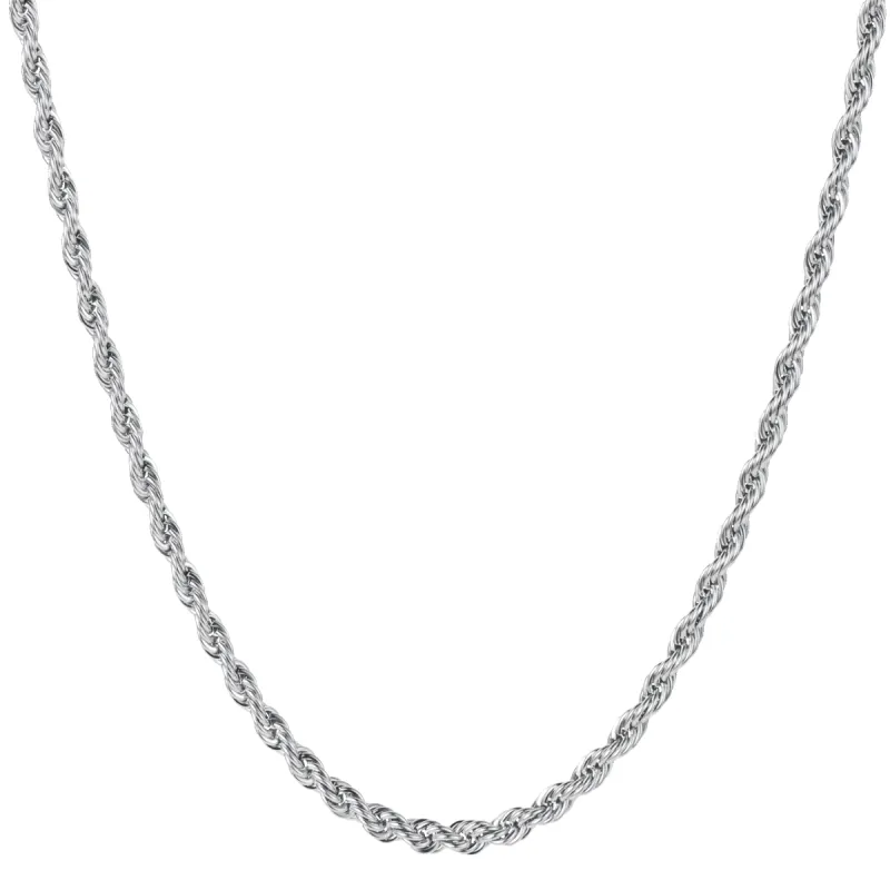The Silver Rope Necklace - Essentials Collection sold by Ralph Christian