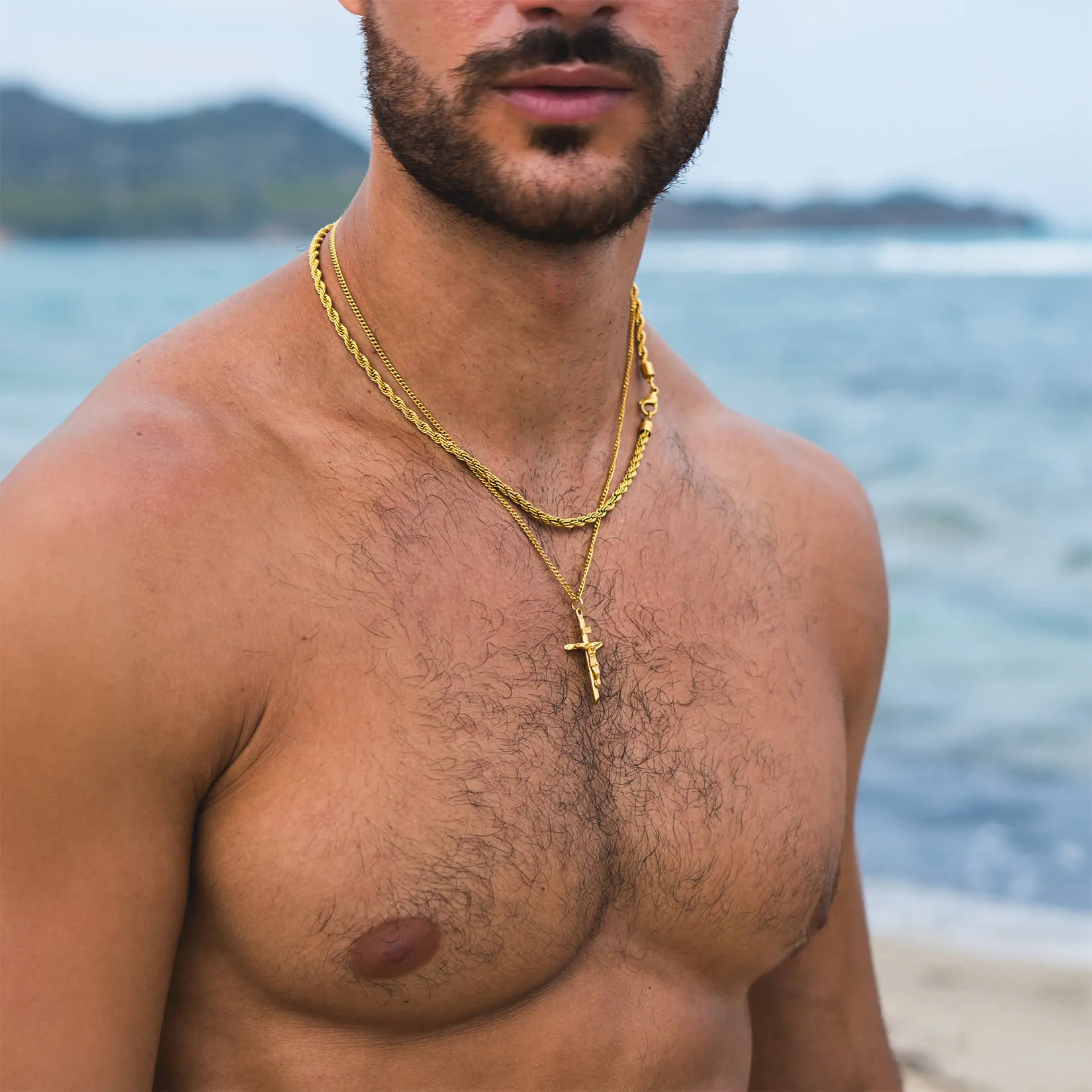 The Gold Crucifix Pendant - Essentials Collection sold by Ralph Christian product image thumbnail 3