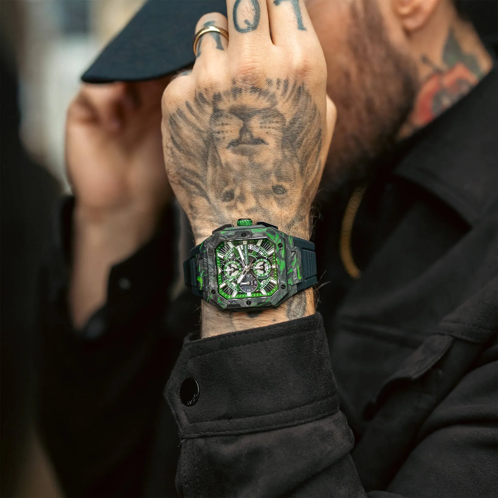 The Vanguard Carbon Chrono - Emerald Shadow sold by Ralph Christian product image thumbnail 3